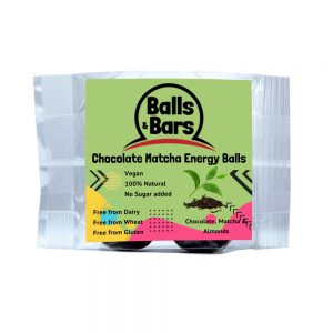 Balls and Bars Chocolate Matcha Energy Balls